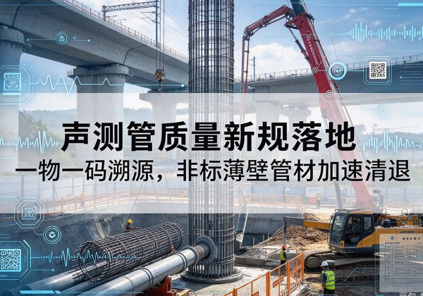京山声测管质量新规落地，一物一码溯源，非标薄壁管材加速清退